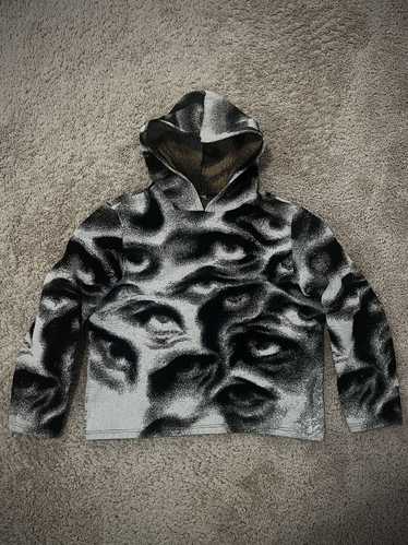 Vintage “EYES ON YOU” TAPESTRY HOODIE - image 1