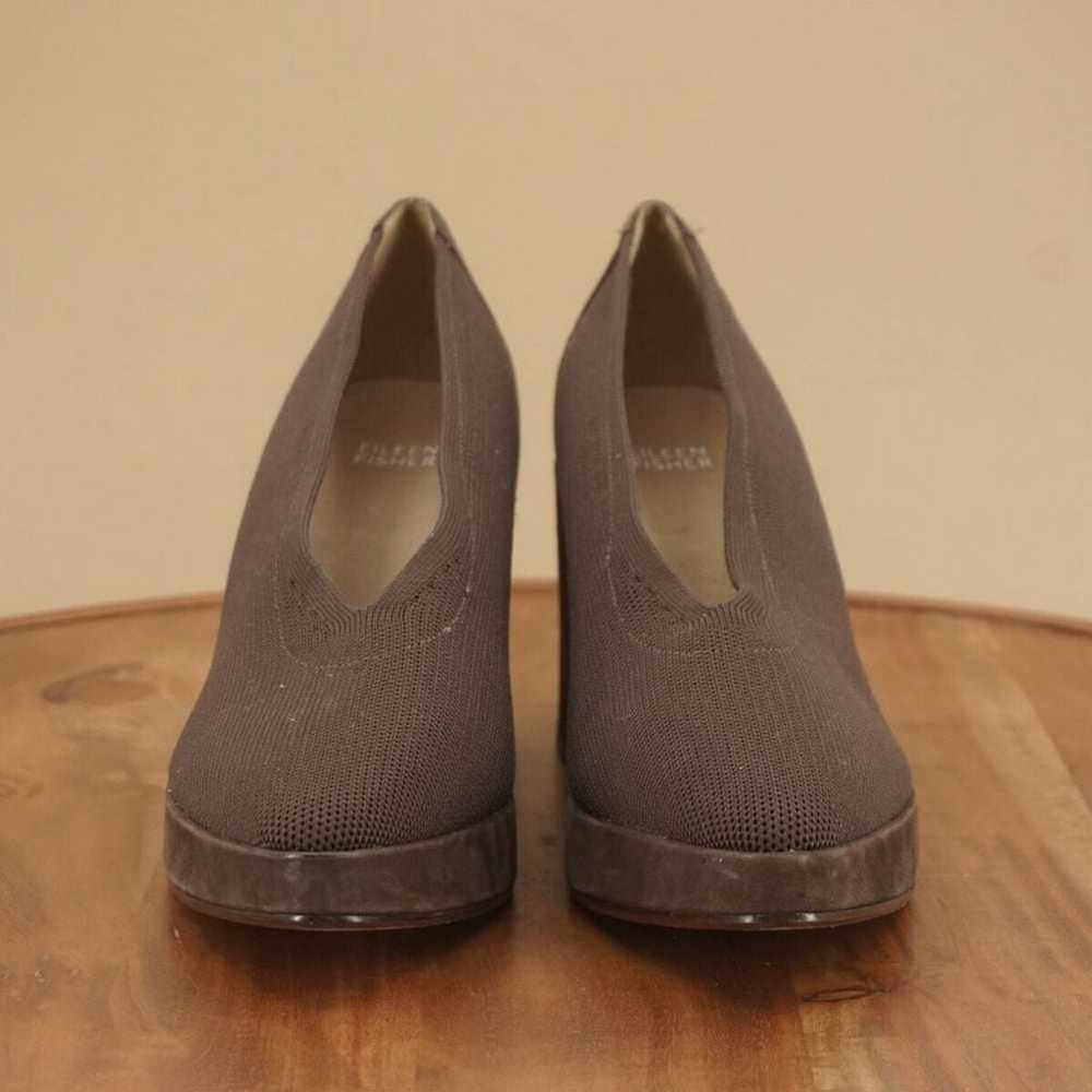 Eileen Fisher Womens Signy Pumps Heels Brown Knit… - image 3