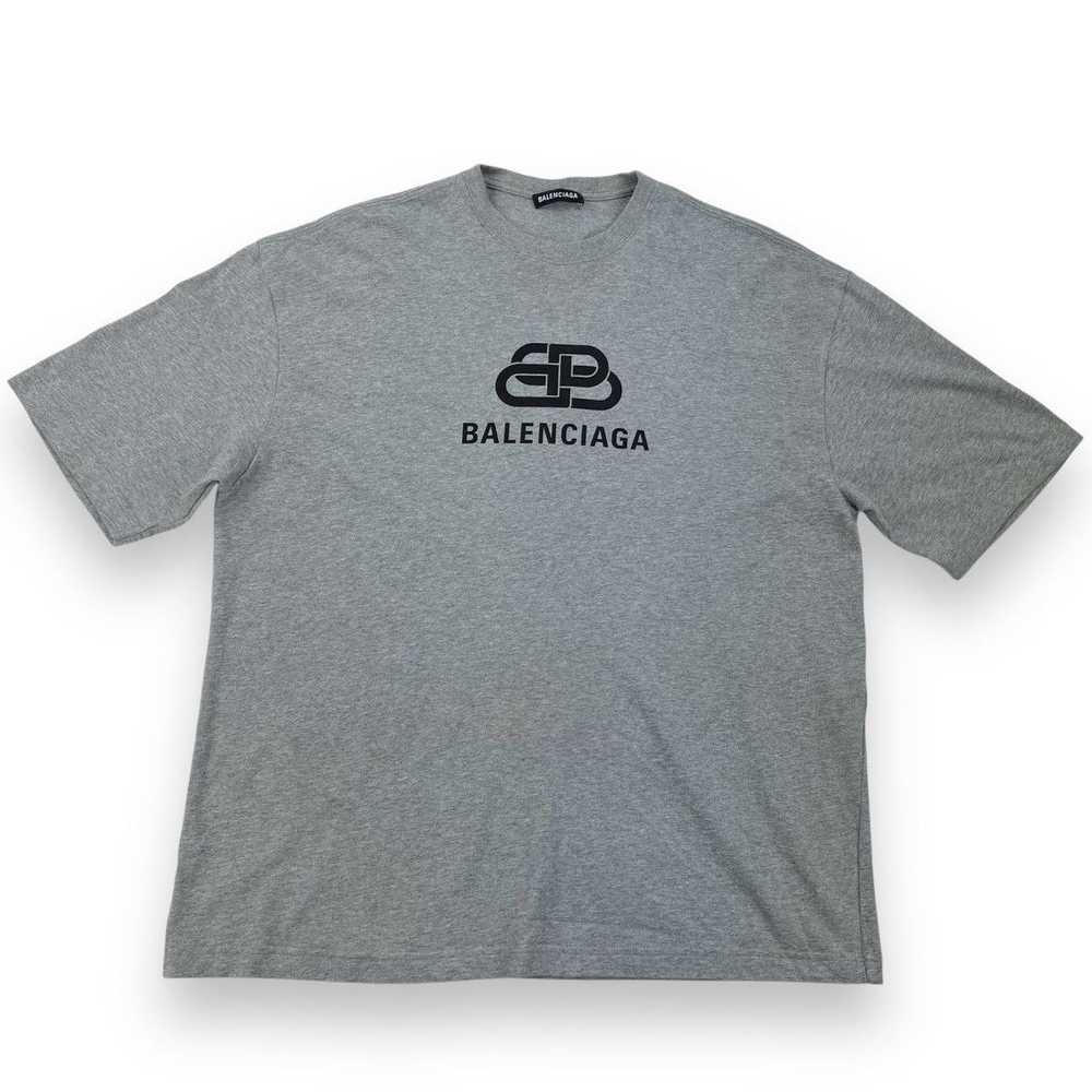 Balenciaga Balenciaga BB Logo Grey T Shirt - image 2