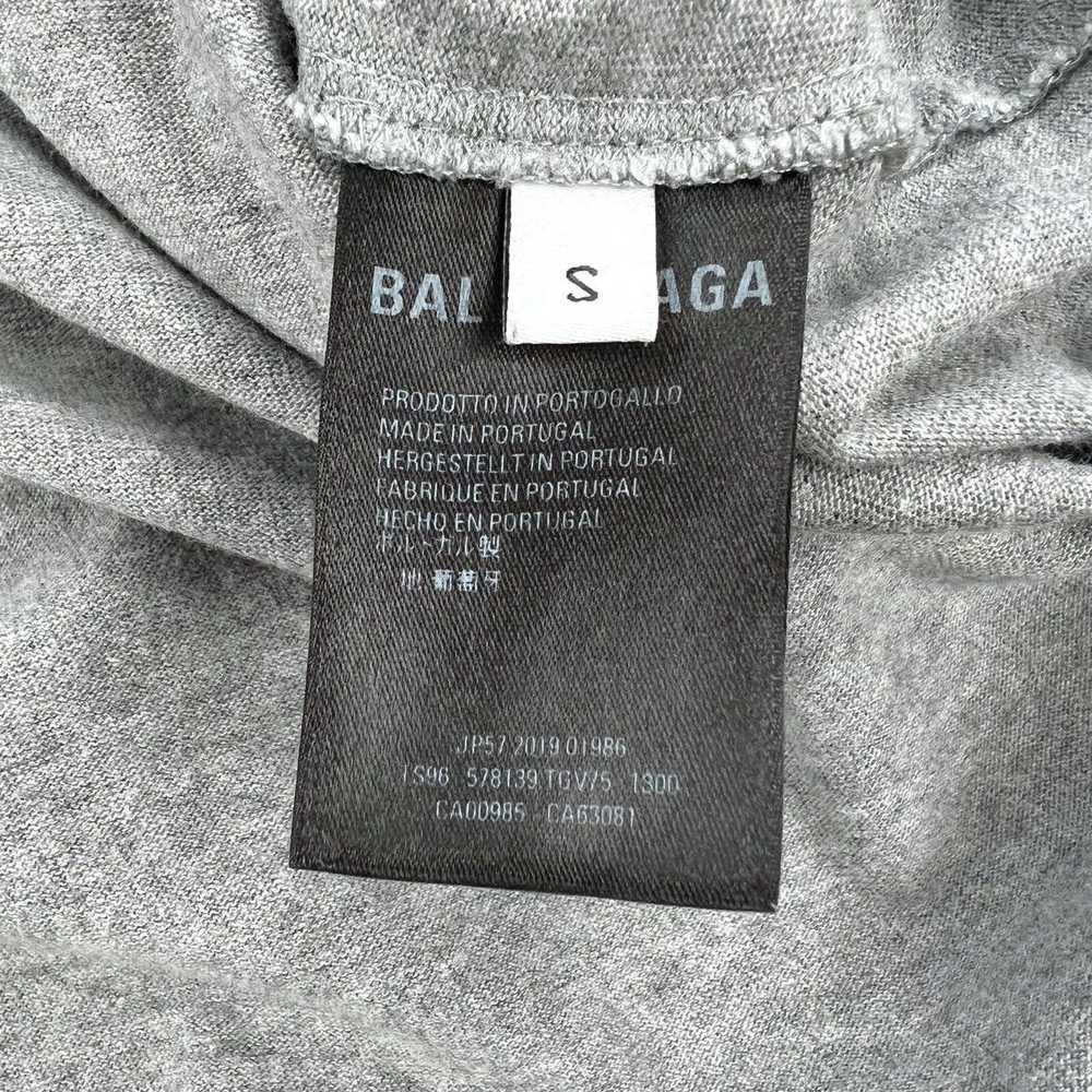 Balenciaga Balenciaga BB Logo Grey T Shirt - image 4