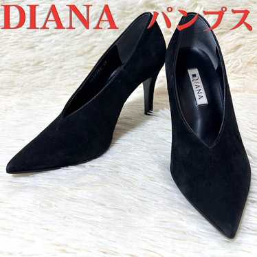 DIANA Diana Pumps Suede Pointed Toe Black