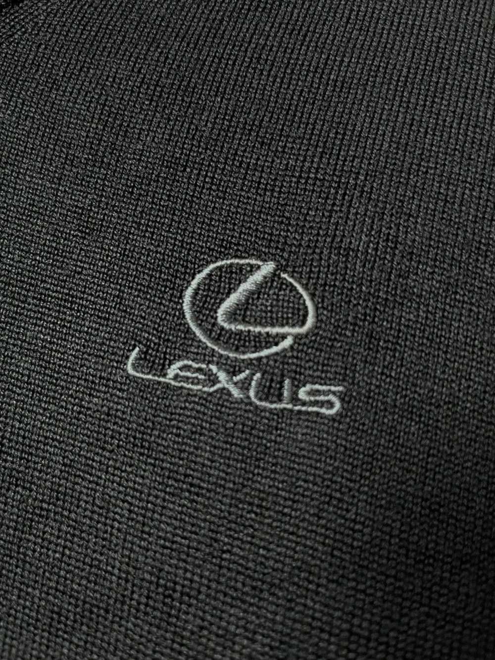 Luxury Lexus Wool V-neck Pullover Sweater - image 3