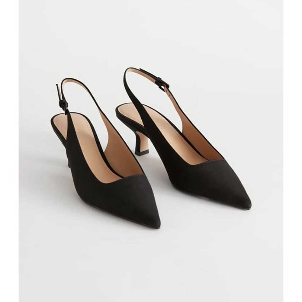 & Other Stories Pointed Slingback Pumps - image 1