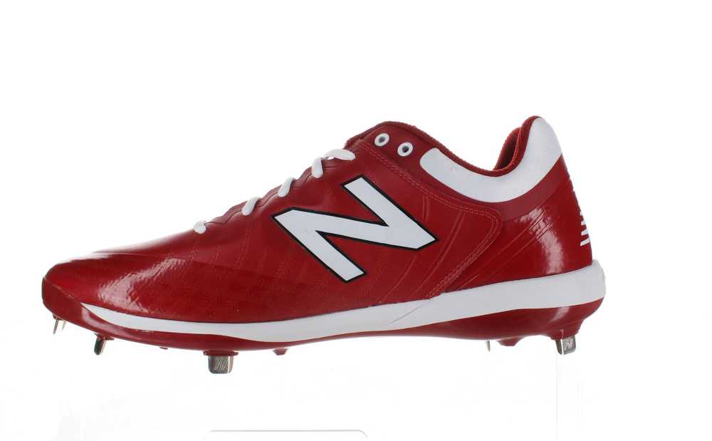 New Balance Mens L4040mw5 Maroon/White Baseball C… - image 2