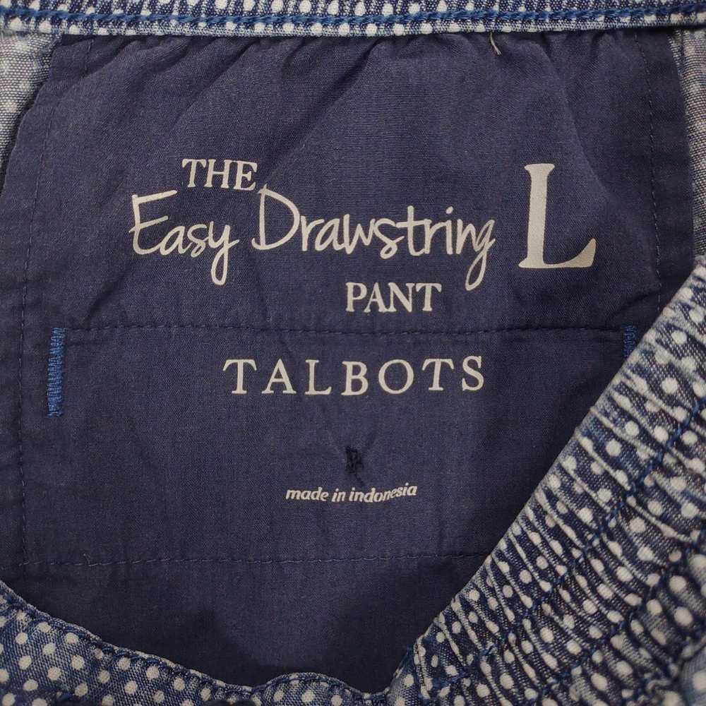 Other Talbots Women's L Easy Drawstring Chambray … - image 3