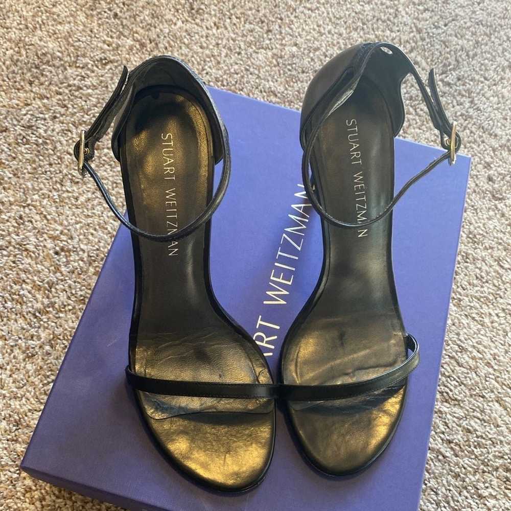 Stuart Weitzman black heels size 8 - image 2