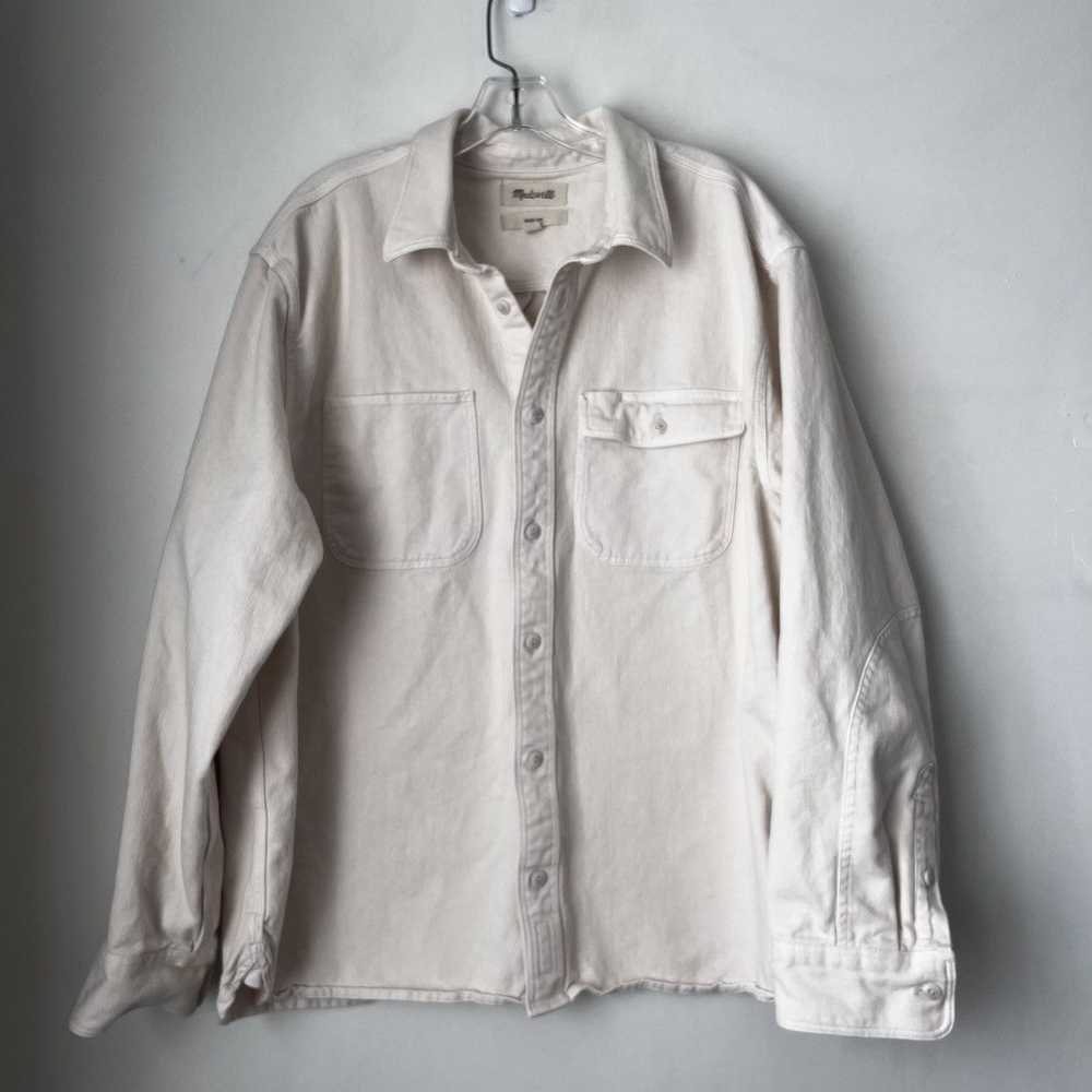 Madewell Madewell Mens Off White Garment Dyed Eas… - image 1