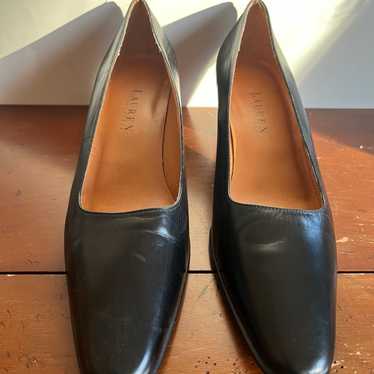 Lauren Ralph Lauren black leather pumps - image 1