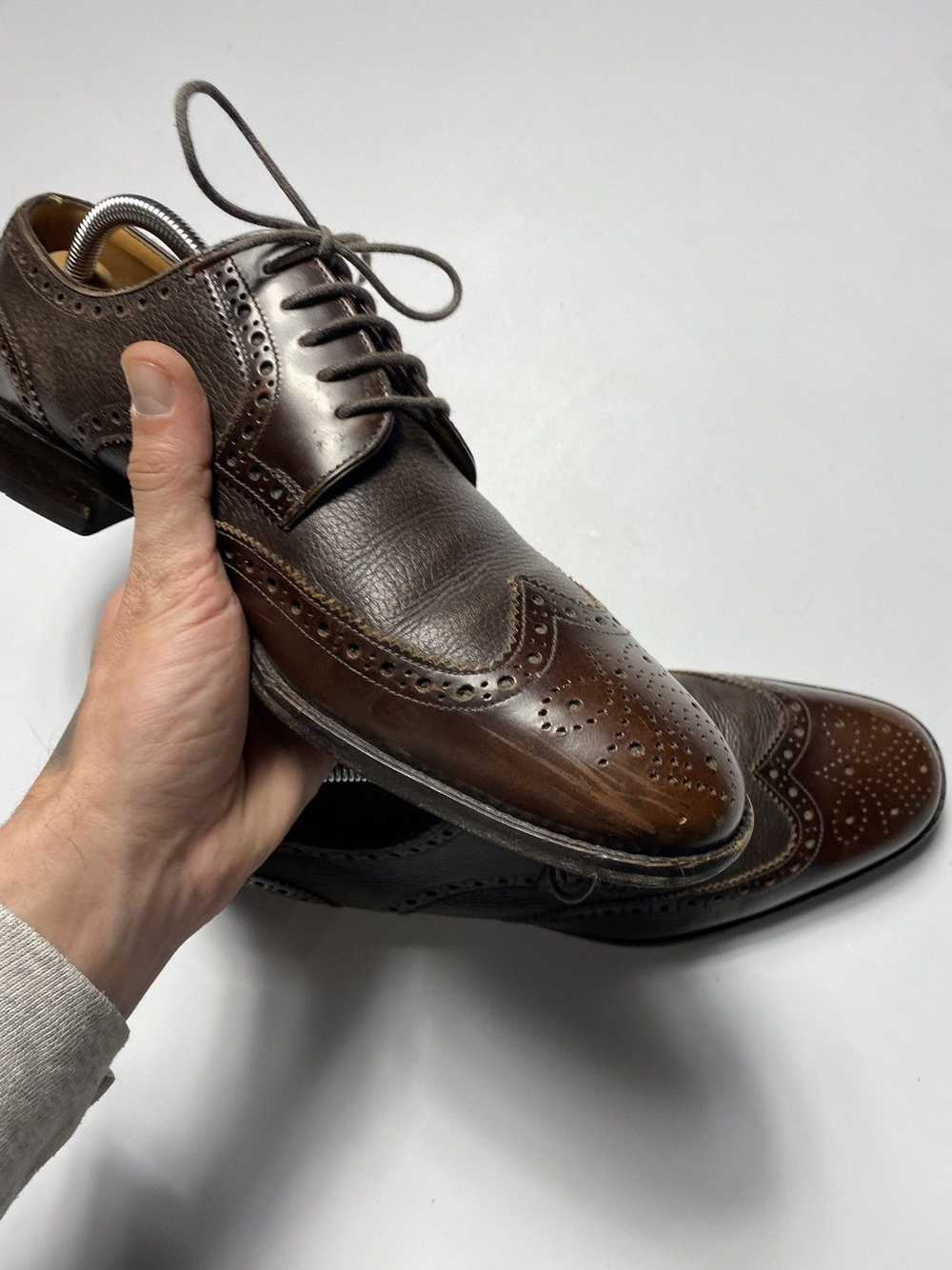 Loake × Luxury × Vintage Loake Lace Up Brogue Sho… - image 11