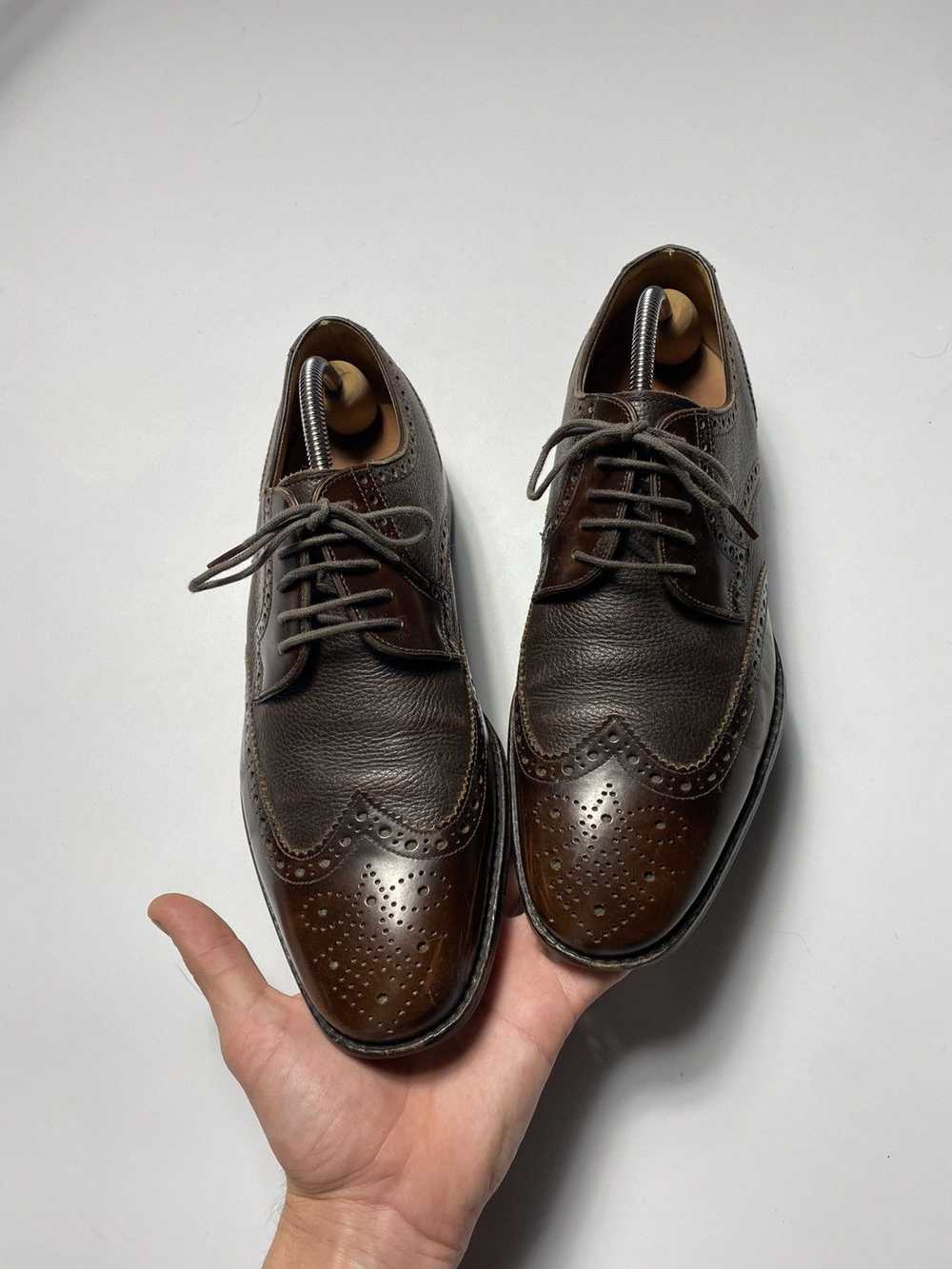 Loake × Luxury × Vintage Loake Lace Up Brogue Sho… - image 4