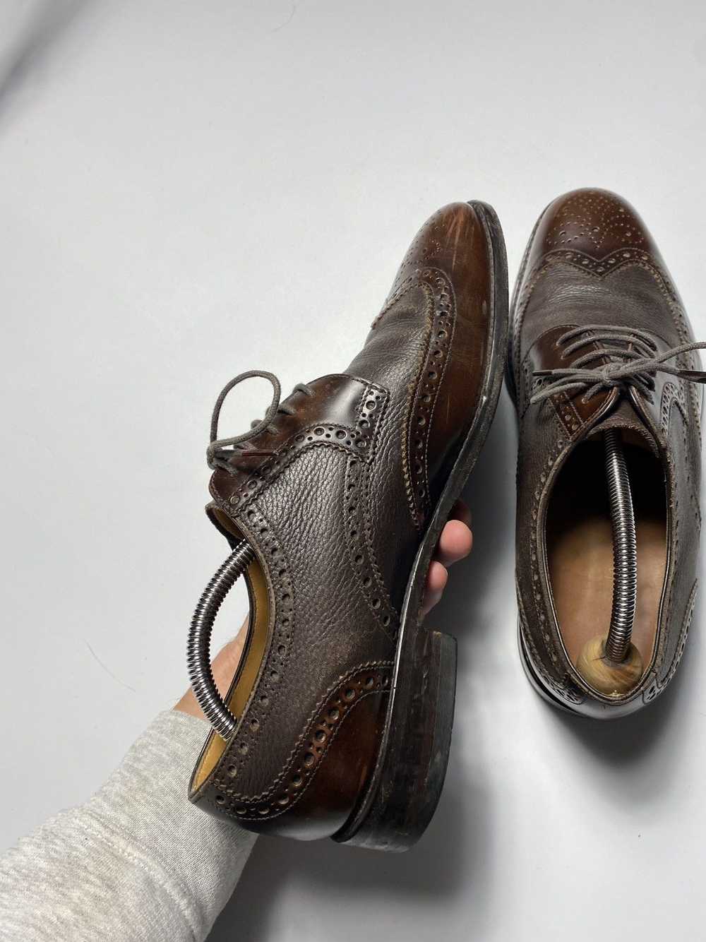 Loake × Luxury × Vintage Loake Lace Up Brogue Sho… - image 6