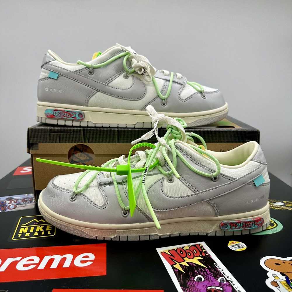 Nike × Off-White Nike Dunk Low Off-White Lot 7 - image 2