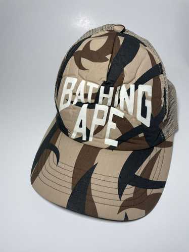 Bape Bape Tribal Camo trucker hat