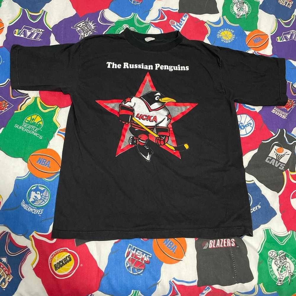 NHL Vintage 90s IHL Russian Penguins NHL Hockey S… - image 1