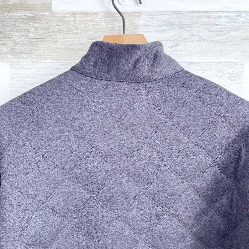 Cremieux Cremieux Quilted 1/4 Zip Sweatshirt Gray… - image 5