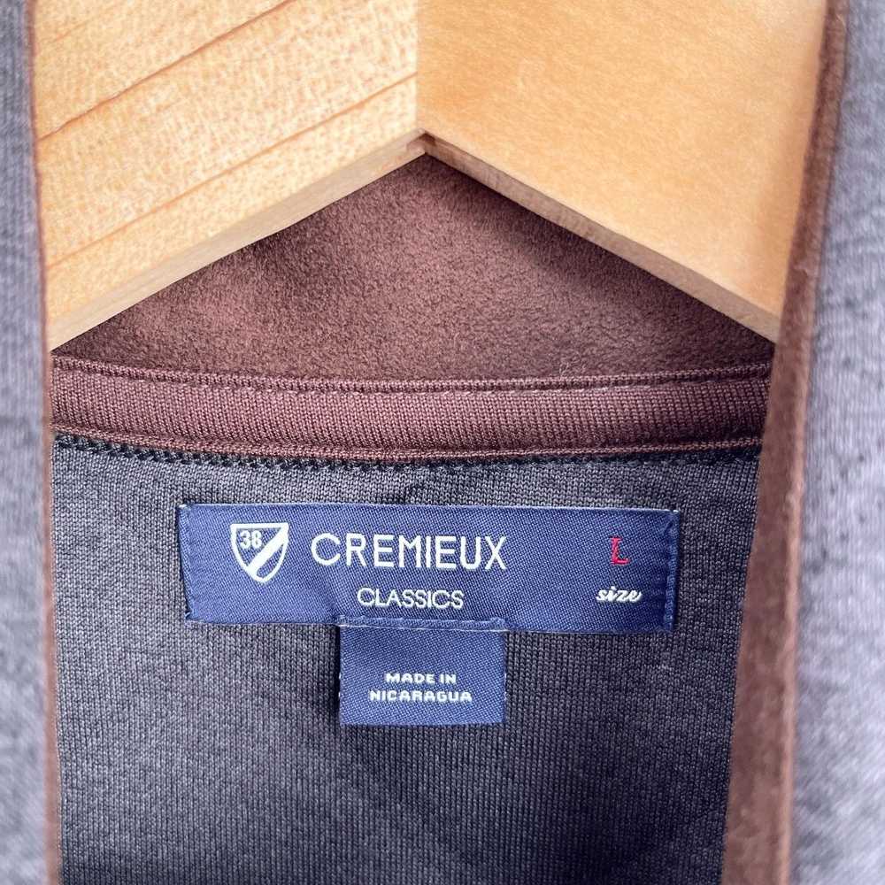 Cremieux Cremieux Quilted 1/4 Zip Sweatshirt Gray… - image 6