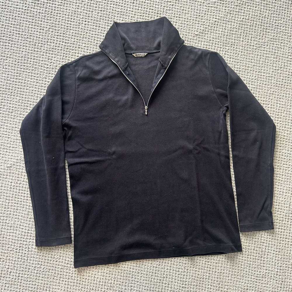 Auralee Half-Zip Sweatshirt - image 1