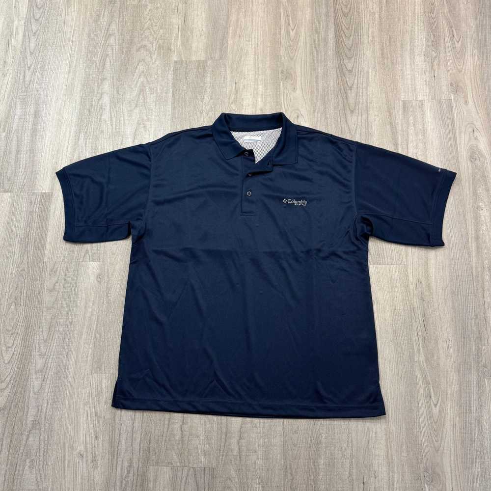 Columbia Columbia PFG Polo Shirt Men's Large Blue… - image 1