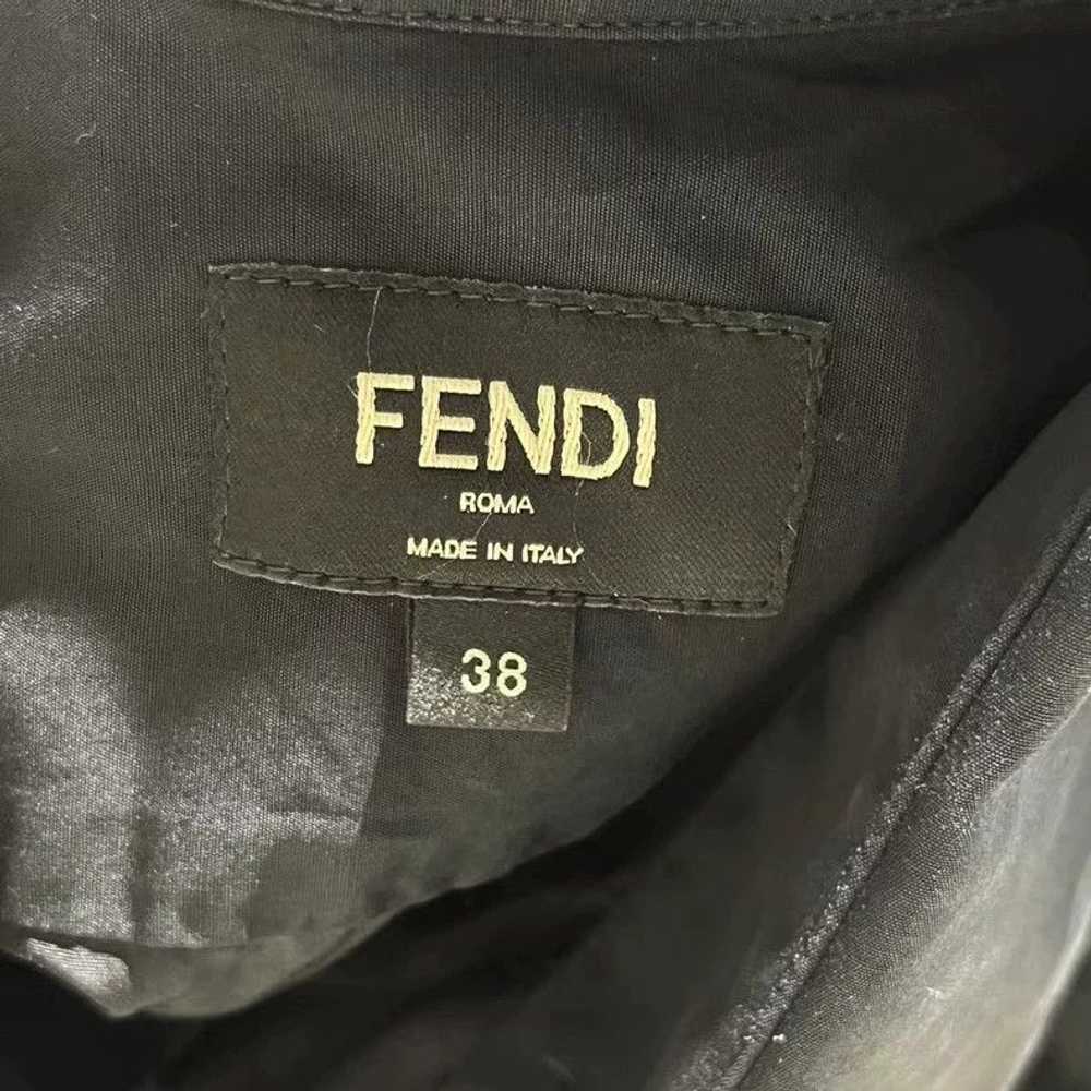 Fendi fendi's latest black pocket print logo shor… - image 3