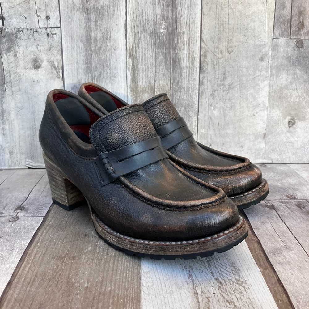 Freebird by Steven Shoes Sz 7 Bristol Loafer Leat… - image 1