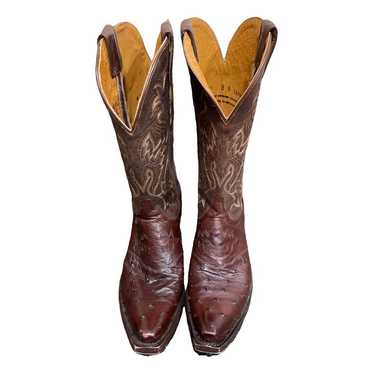 Lucchese Ostrich western boots