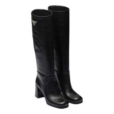 Prada Leather riding boots