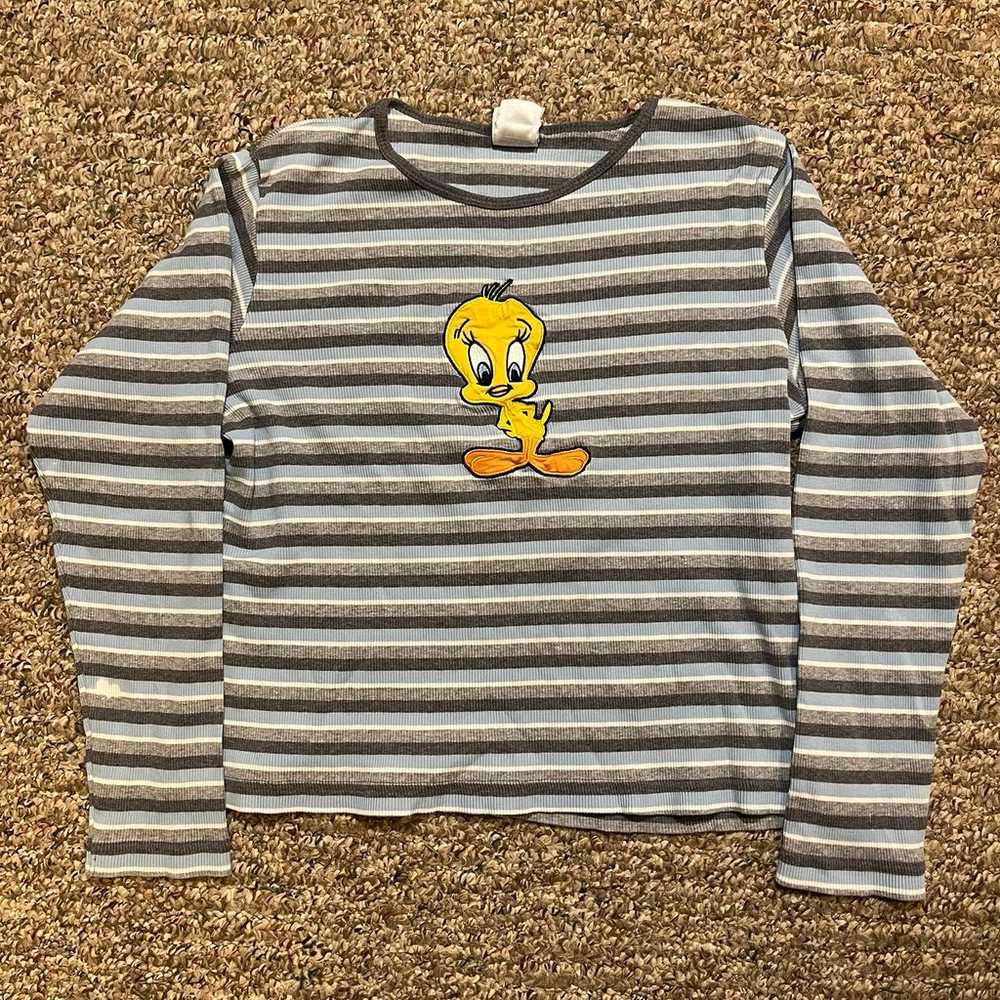 Women’s Warner Brothers Tweety Bird Long Sleeve S… - image 1