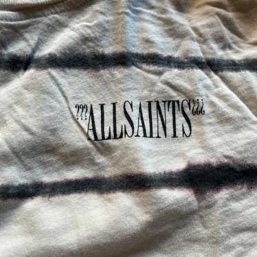 Allsaints Striped Crop Top - image 1