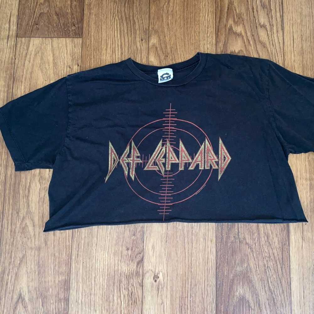 Def Leppard Crop Tee - image 1