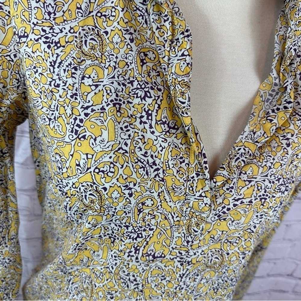 brooks brothers liberty art fabrics yellow floral… - image 2