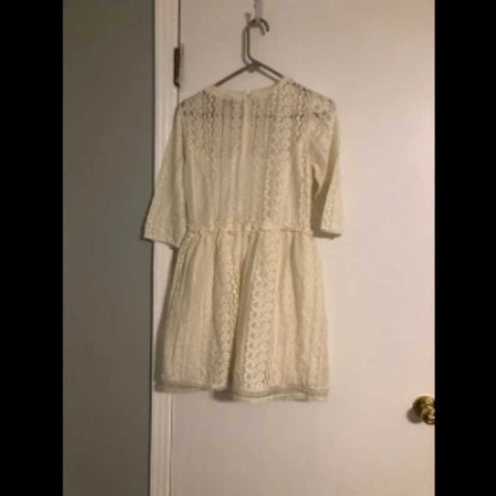 Asos Cottagecore Crochet Lace Dress Sz 6 - image 5