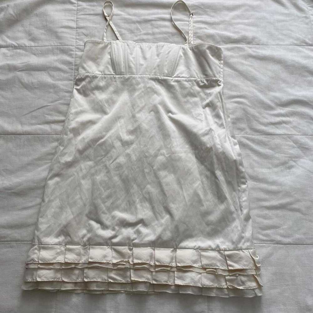 Alice And Olivia White Mini Dress size Small - image 1