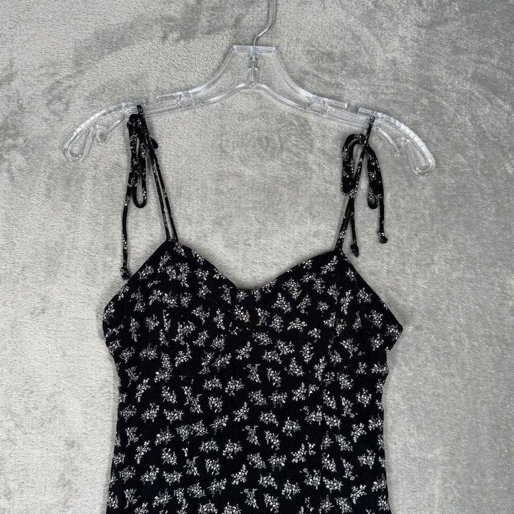 American Eagle Dress Women Small Black White Flor… - image 4