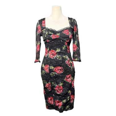 Bodycon Dress Women S Floral Dark Fairy Romance Y… - image 1