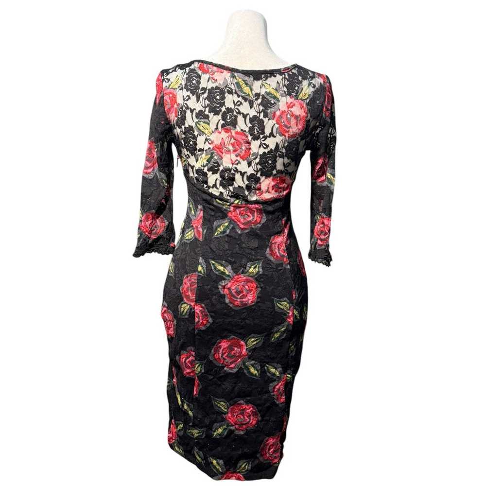 Bodycon Dress Women S Floral Dark Fairy Romance Y… - image 5