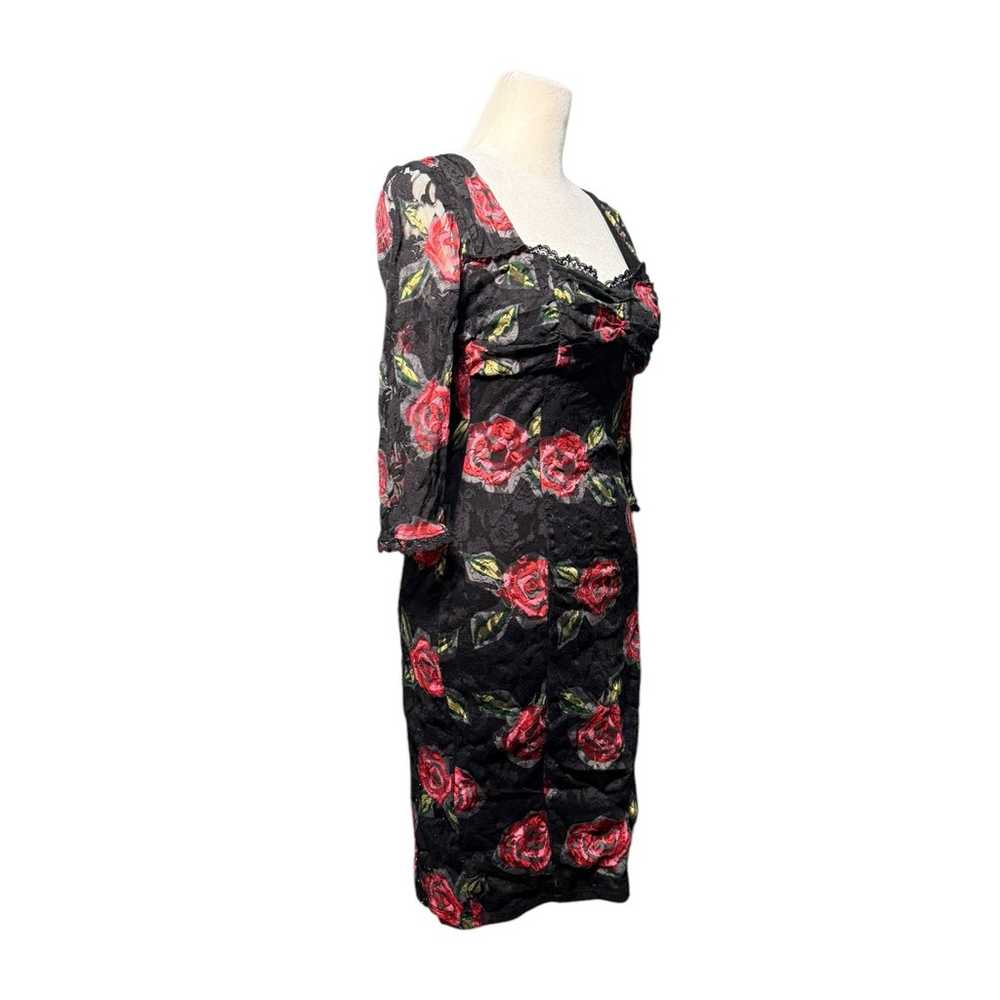 Bodycon Dress Women S Floral Dark Fairy Romance Y… - image 7