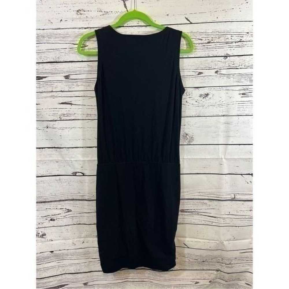 Talbots women’s Black 2  pocket dress size small - image 2