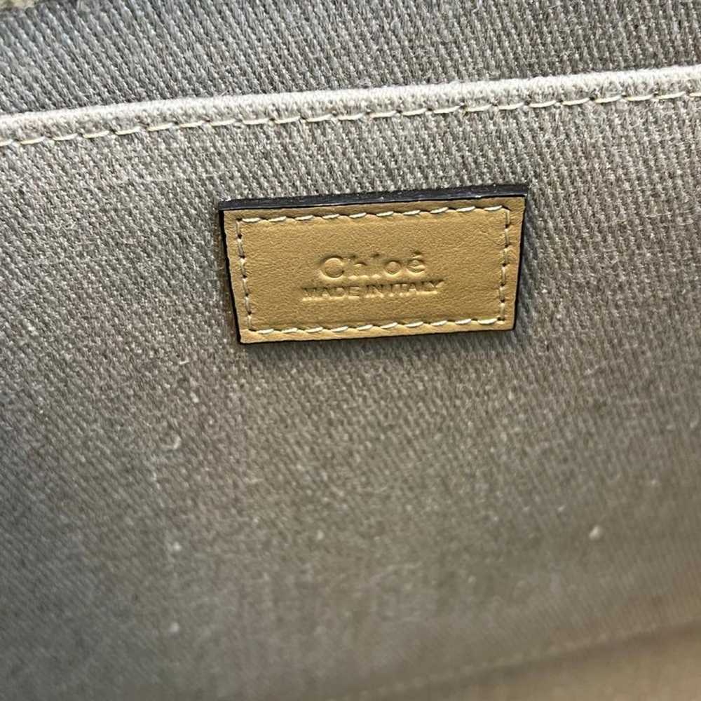 Chloé Linen tote - image 9