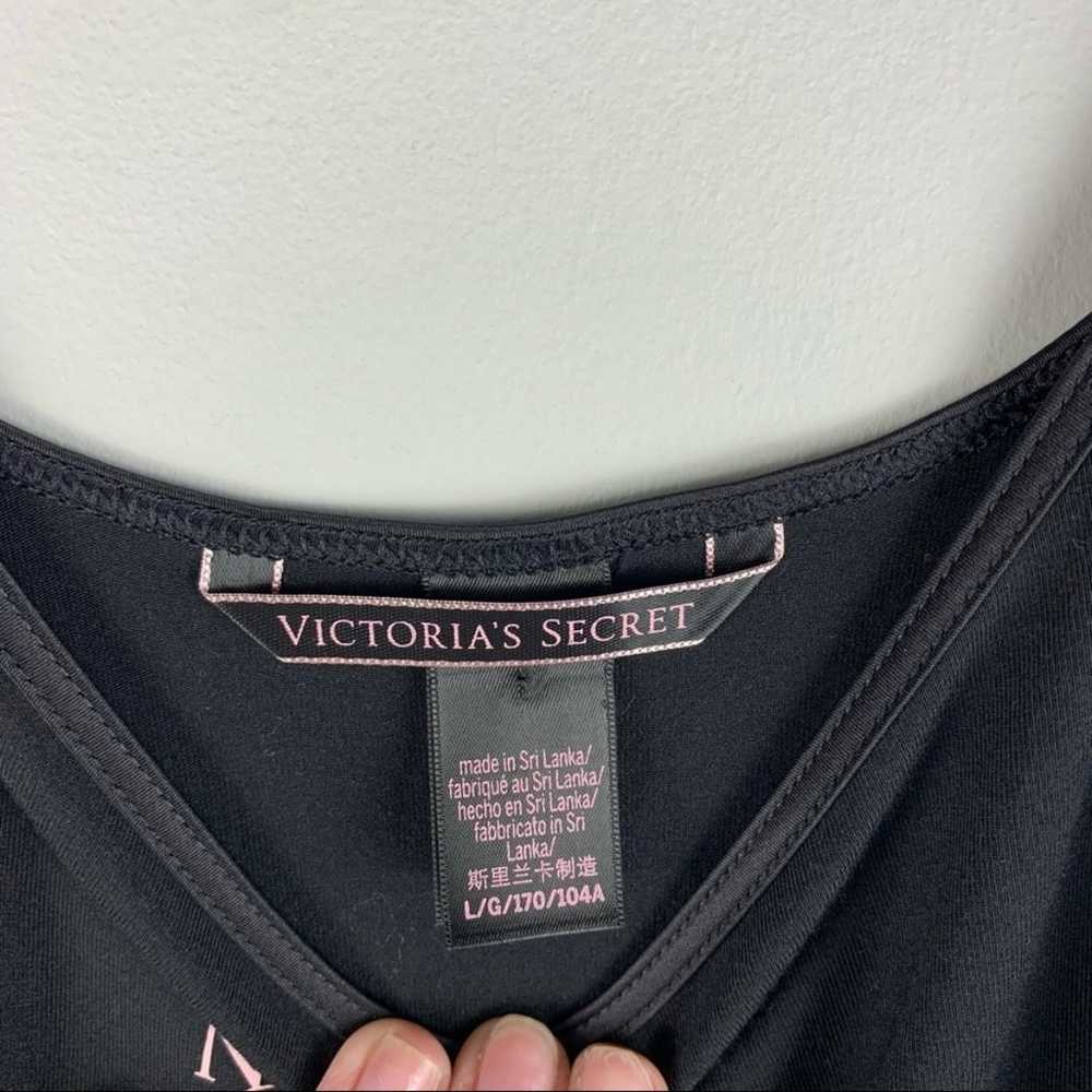 Victoria’s Secret Y2K Black Ruched Pink Script Ci… - image 6