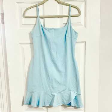 Princess Polly Mini Light Blue Dress