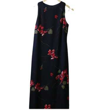 Jessica Howard Vintage 90s Maxi Dress Floral 8 - image 1