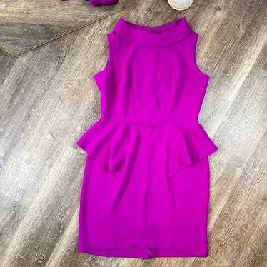 Rickie Freeman Teri Jon Fushia Tulip Dress - image 1