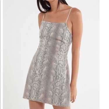 Urban Outfitters Snakeskin Mini Dress