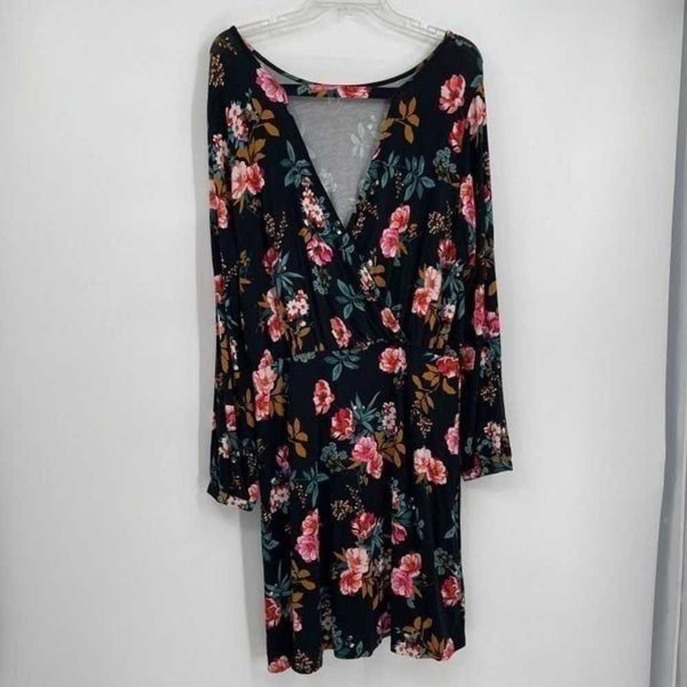 Ann Taylor LOFT NWT Women Black Floral Dress Size… - image 8