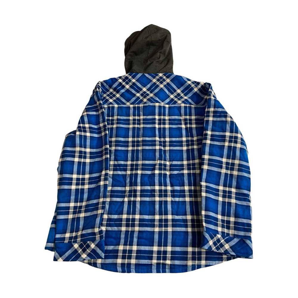 The North Face Mens North Face Plaid Hooded Flann… - image 2