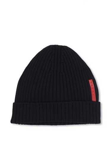Prada triangle-logo wool-cashmere Beanie | Green | FARFETCH CA