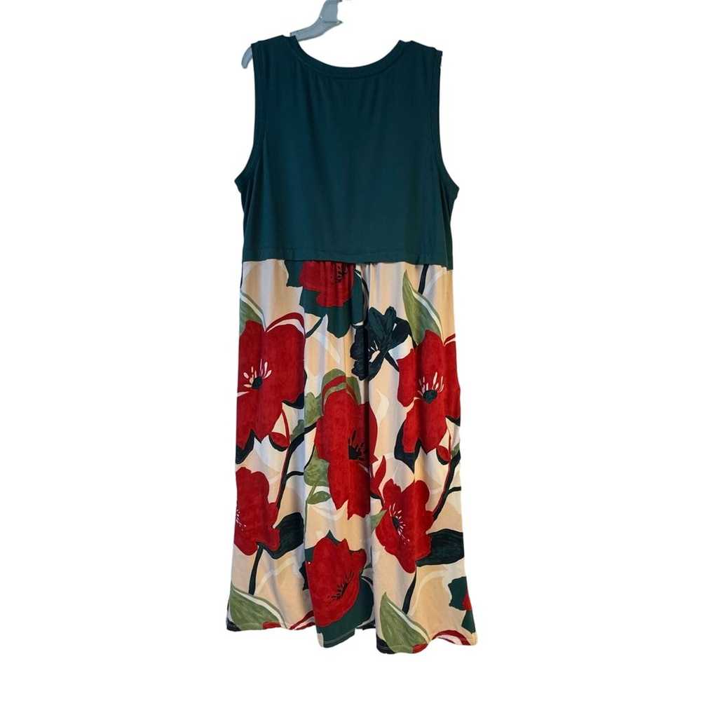 Cuddl Duds Flexwear Floral Comfort Boho Maxi Dres… - image 3