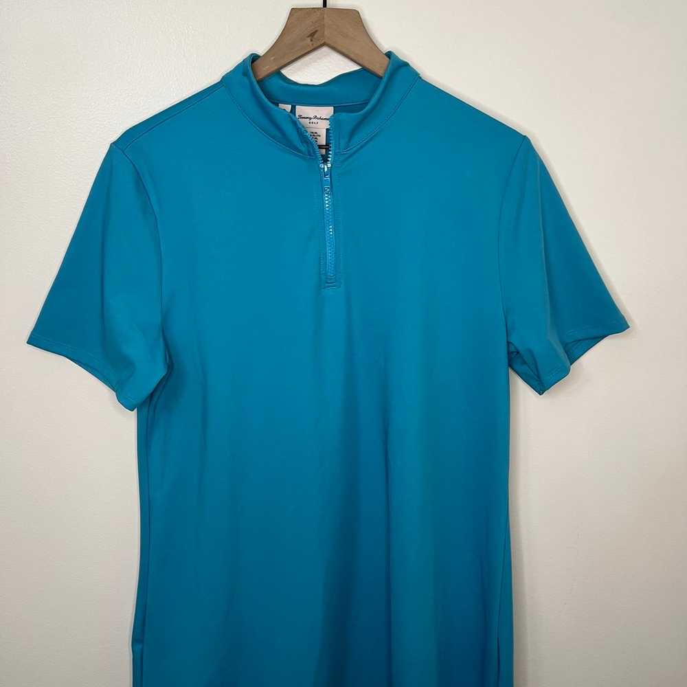 Tommy Bahama Golf Dress Teal Blue Women's XL Athl… - image 2