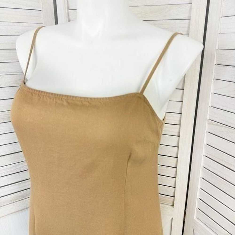 ShoeDazzle Open Back Linen Blend Strappy Sheath D… - image 6