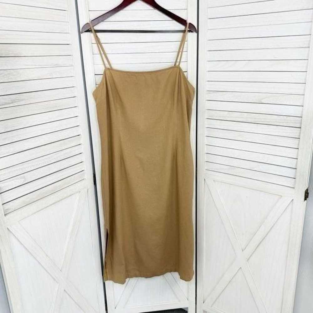 ShoeDazzle Open Back Linen Blend Strappy Sheath D… - image 8